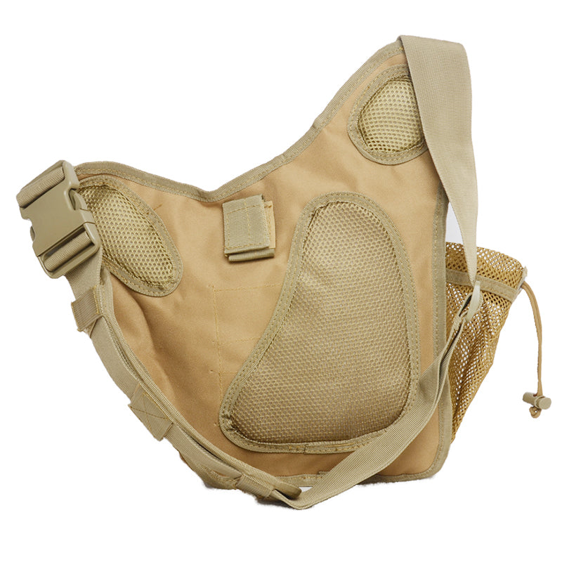 Waterproof Hiking Sling Tactical Waist Bag - Kahki