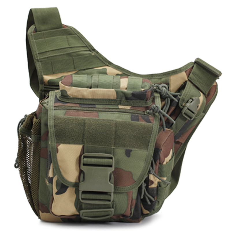 Waterproof Hiking Sling Tactical Waist Bag - Camouflage
